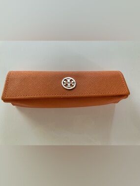 Tory Burch leather eyeglass case